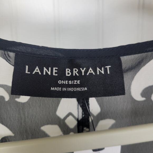 NWT Lane Bryant Maxi Chiffon Cover Up One Size - Picture 9 of 10